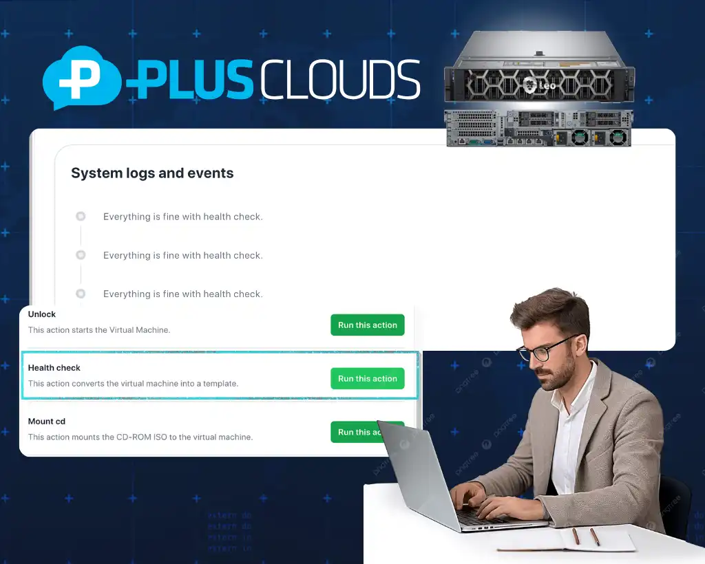 رسم توضيحي لفحص الصحة